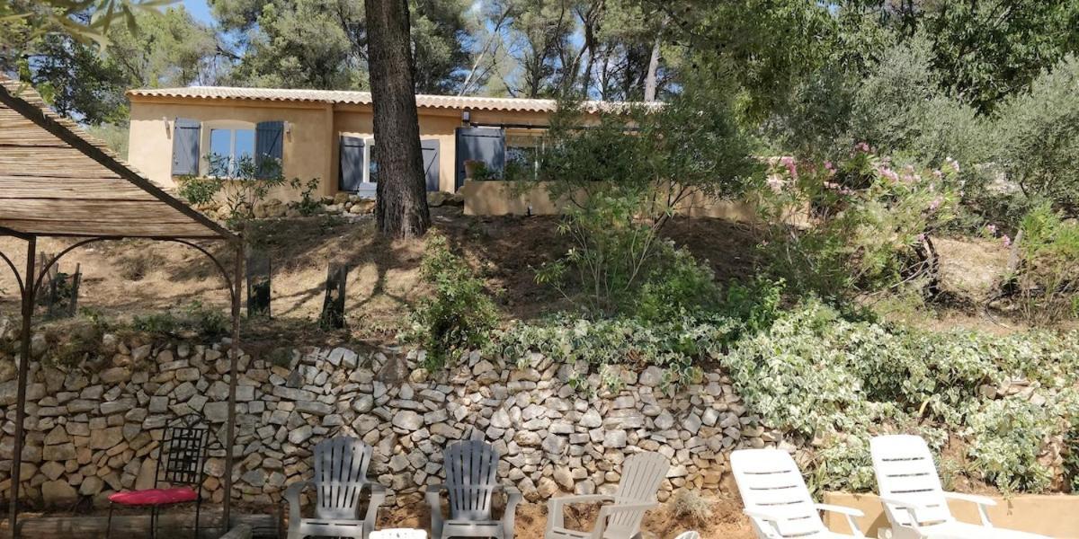 Villa Cigalons En Pleine Pinede Avec Piscine Chauffee De Mai A Septembre Auriol Exterior photo