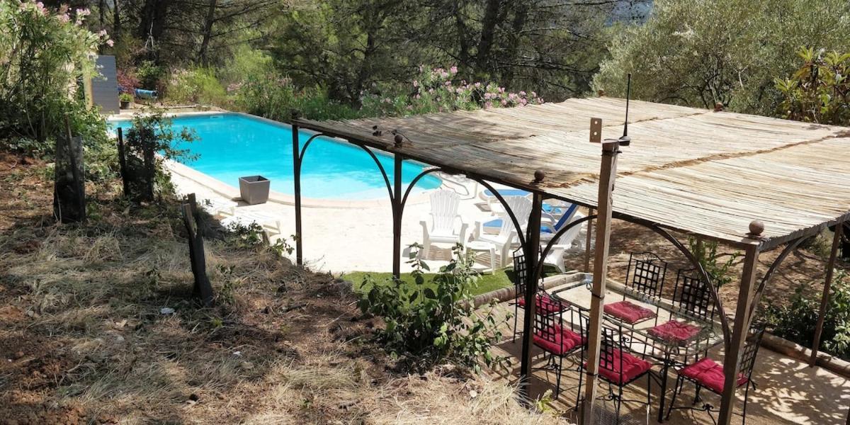 Villa Cigalons En Pleine Pinede Avec Piscine Chauffee De Mai A Septembre Auriol Exterior photo
